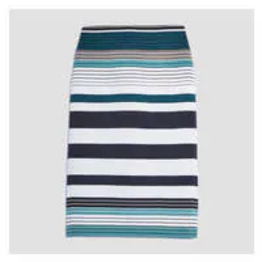 Joe Fresh Striped Pencil Skirt Knee-Length Casual